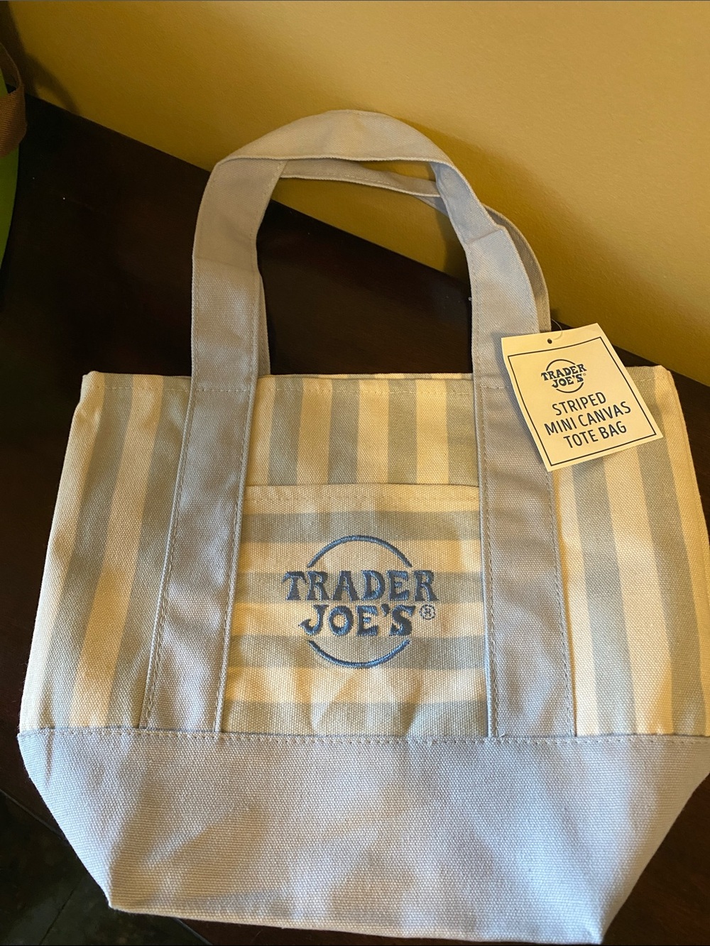 NWT Trader Joe’s Striped Mini Tote